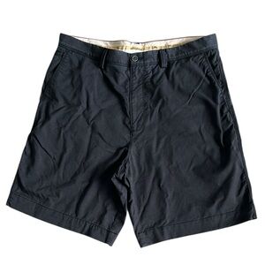 Tommy Bahama Shorts Mens‎ 36 Chino Flat Front Black Casual Beach Summer